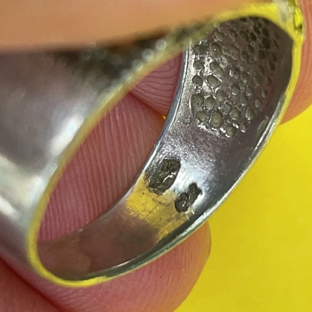 Vintage sterling Marcasite silver ring